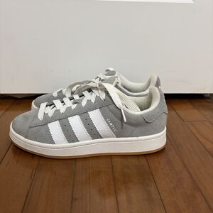 Adidas Campus Classic Gray and White Sneakers